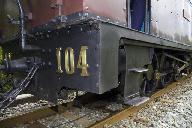 Circulación de trenes con vapor en el Museo Vasco del Ferrocarril 